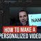 How To Use Adobe After Effects and Mocha For Personalized Videos